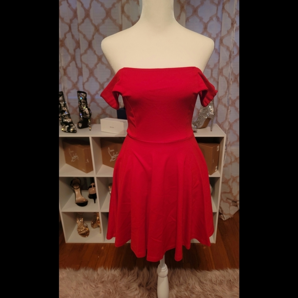 Off the shoulder dress
